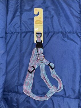 Lake & Trail Pink and Teal Step-In Dog Harness - Secure Adjustable Fit